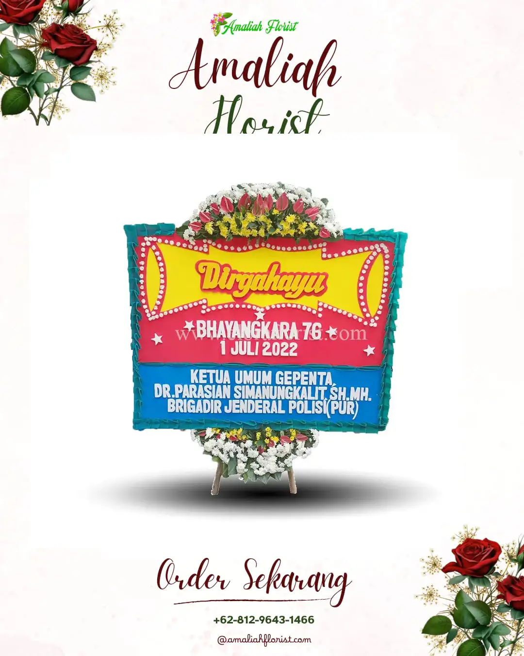 Papan Bunga HUT Ulang Tahun Embaloh Hulu